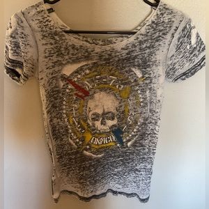 Women’s Affliction brand T-shirt